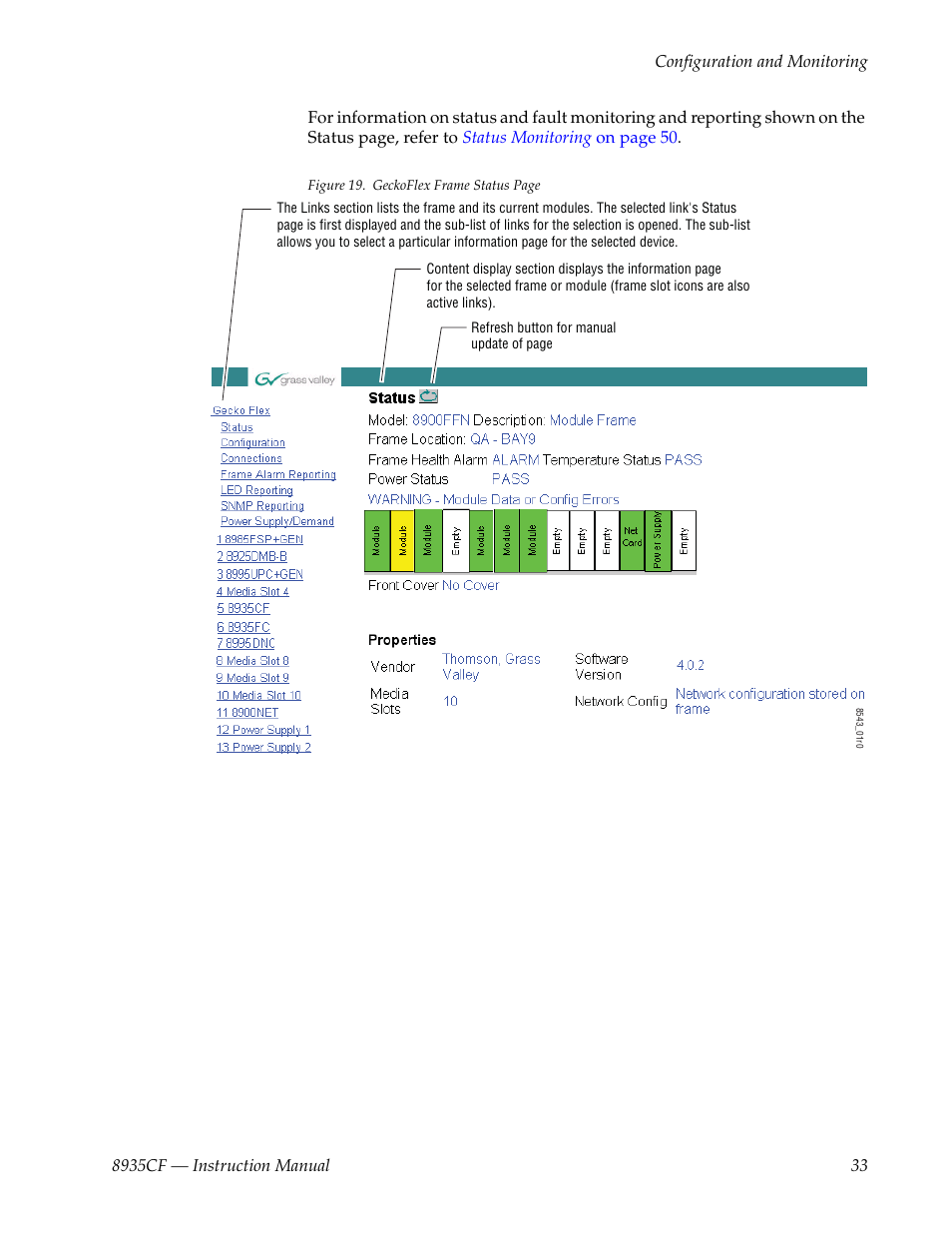 Grass Valley 8935CF User Manual | Page 33 / 58