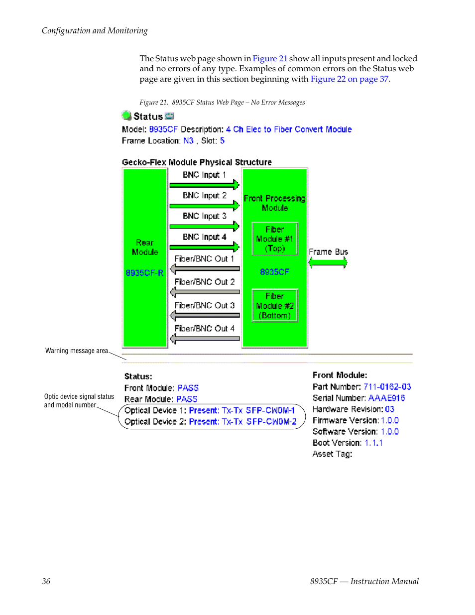 Grass Valley 8935CF User Manual | Page 36 / 58