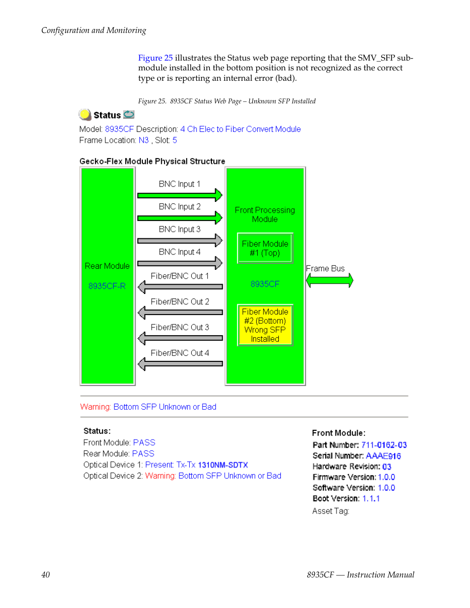 Grass Valley 8935CF User Manual | Page 40 / 58