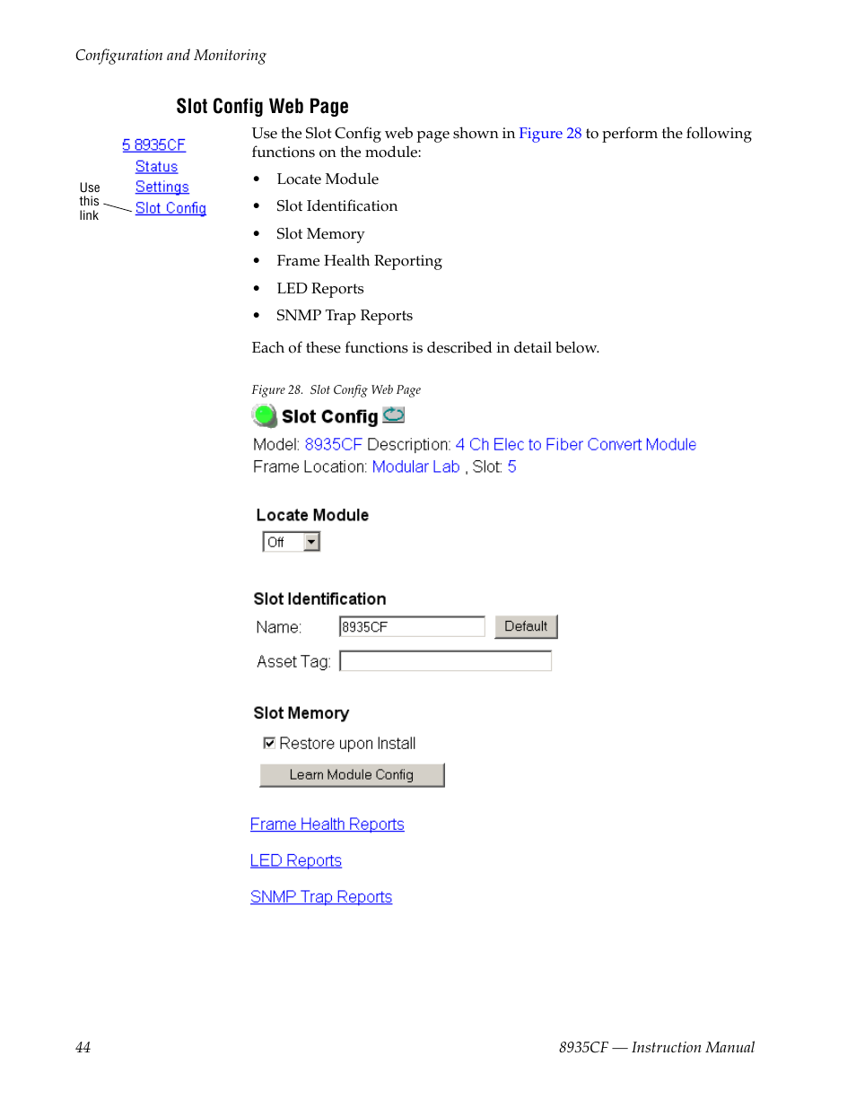 Grass Valley 8935CF User Manual | Page 44 / 58