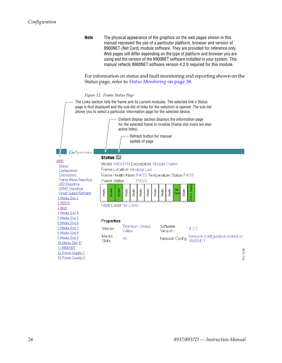 Grass Valley 8937 v.1.1.0 User Manual | Page 26 / 48