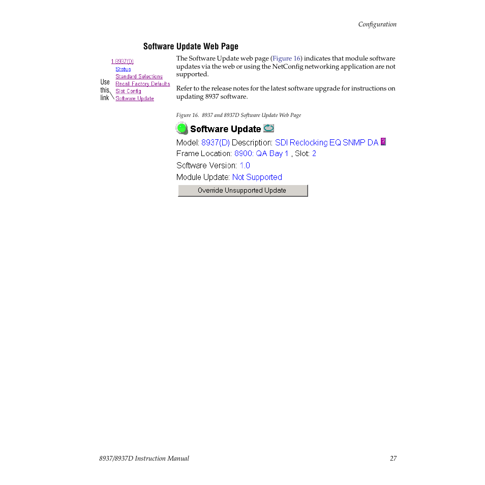 Grass Valley 8937 v.1.0.0 User Manual | Page 27 / 40