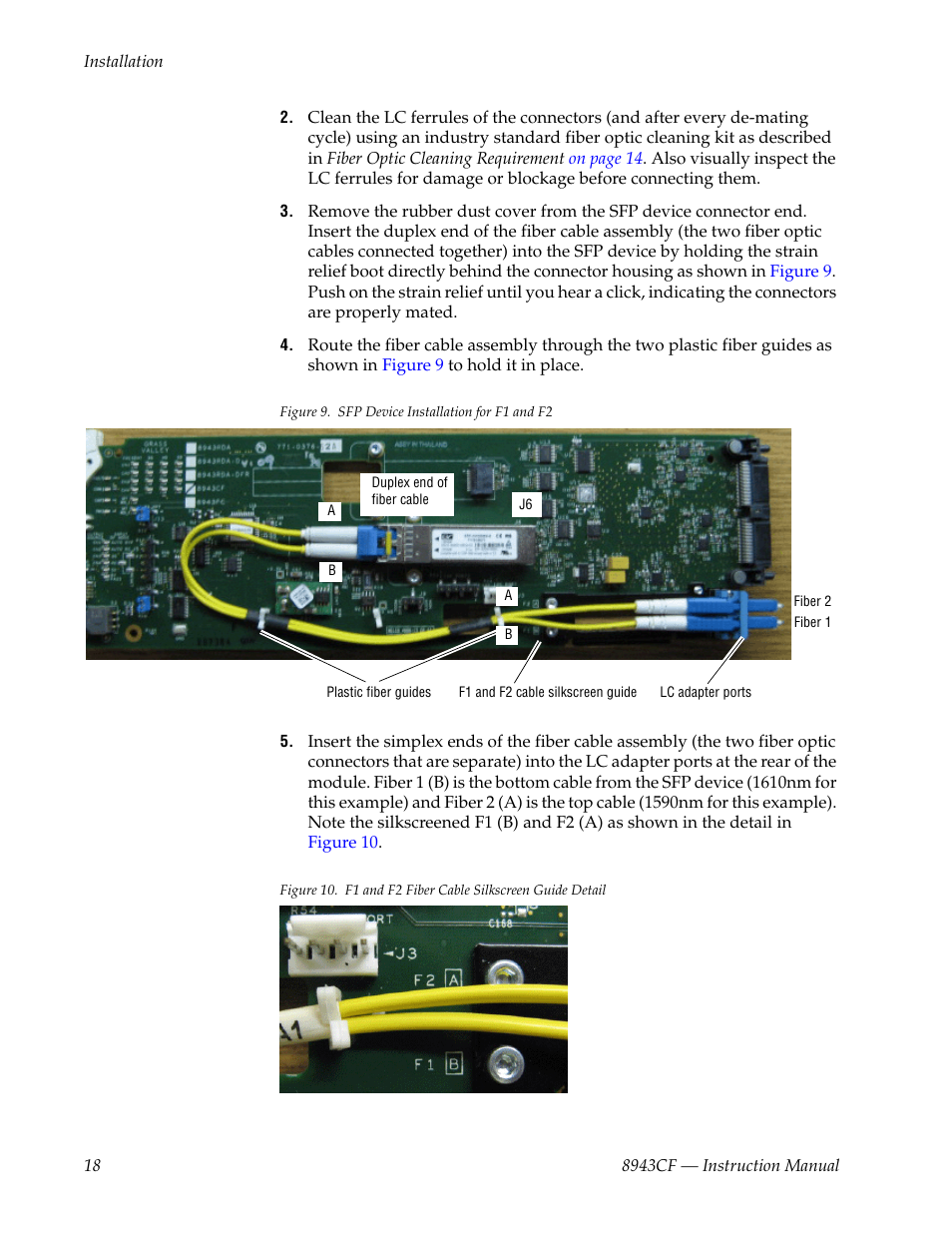 Grass Valley 8943CF User Manual | Page 18 / 66