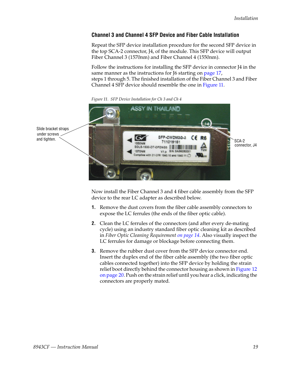 Grass Valley 8943CF User Manual | Page 19 / 66