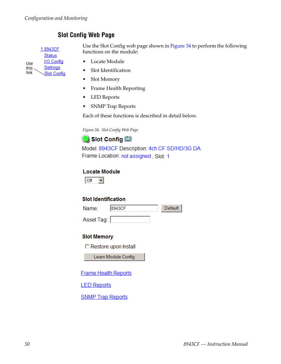 Grass Valley 8943CF User Manual | Page 50 / 66