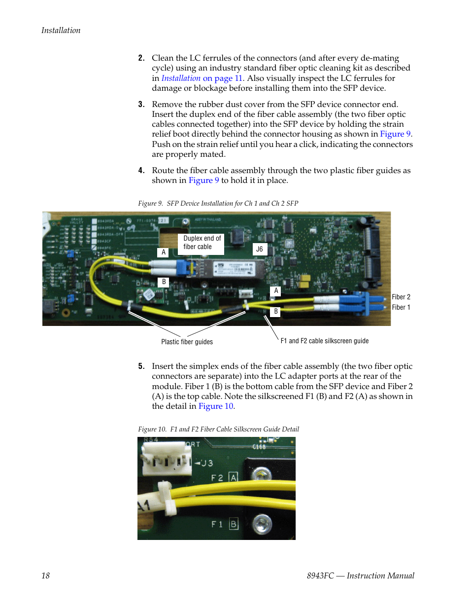 Grass Valley 8943FC User Manual | Page 18 / 64