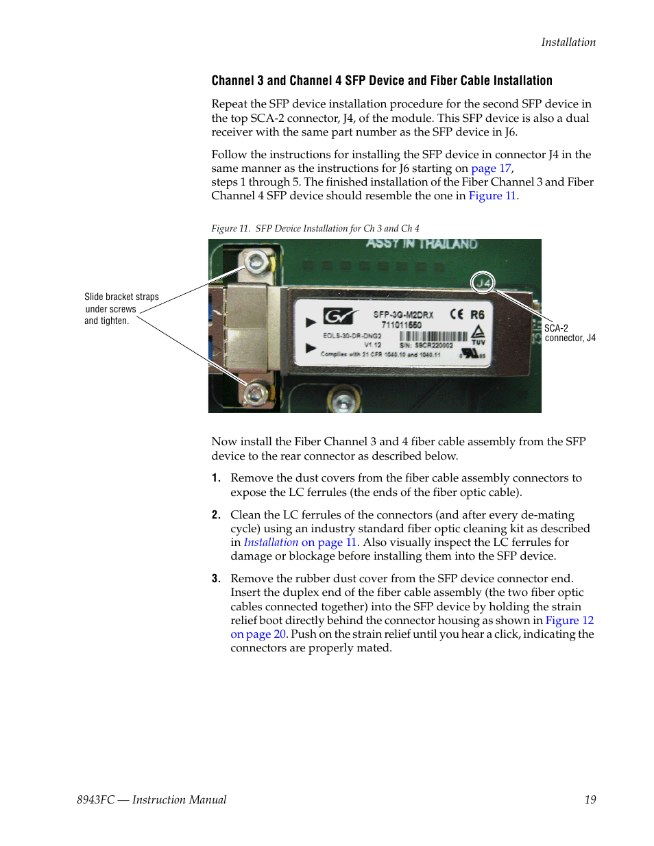 Grass Valley 8943FC User Manual | Page 19 / 64