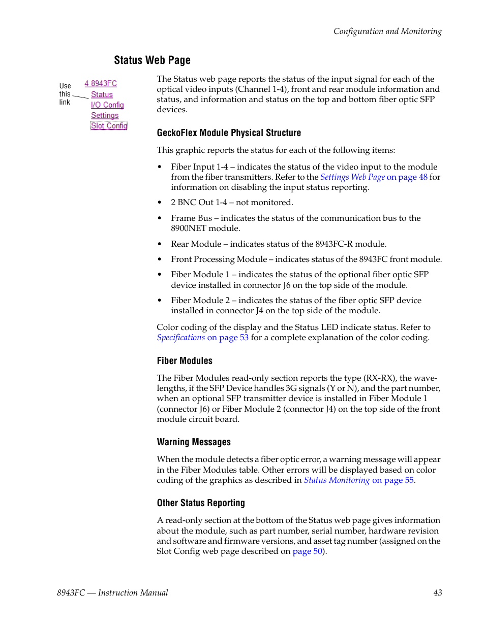Grass Valley 8943FC User Manual | Page 43 / 64