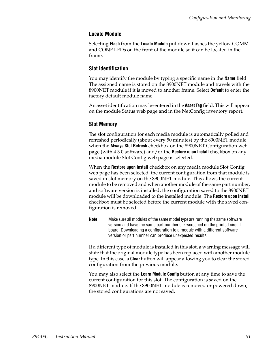 Grass Valley 8943FC User Manual | Page 51 / 64