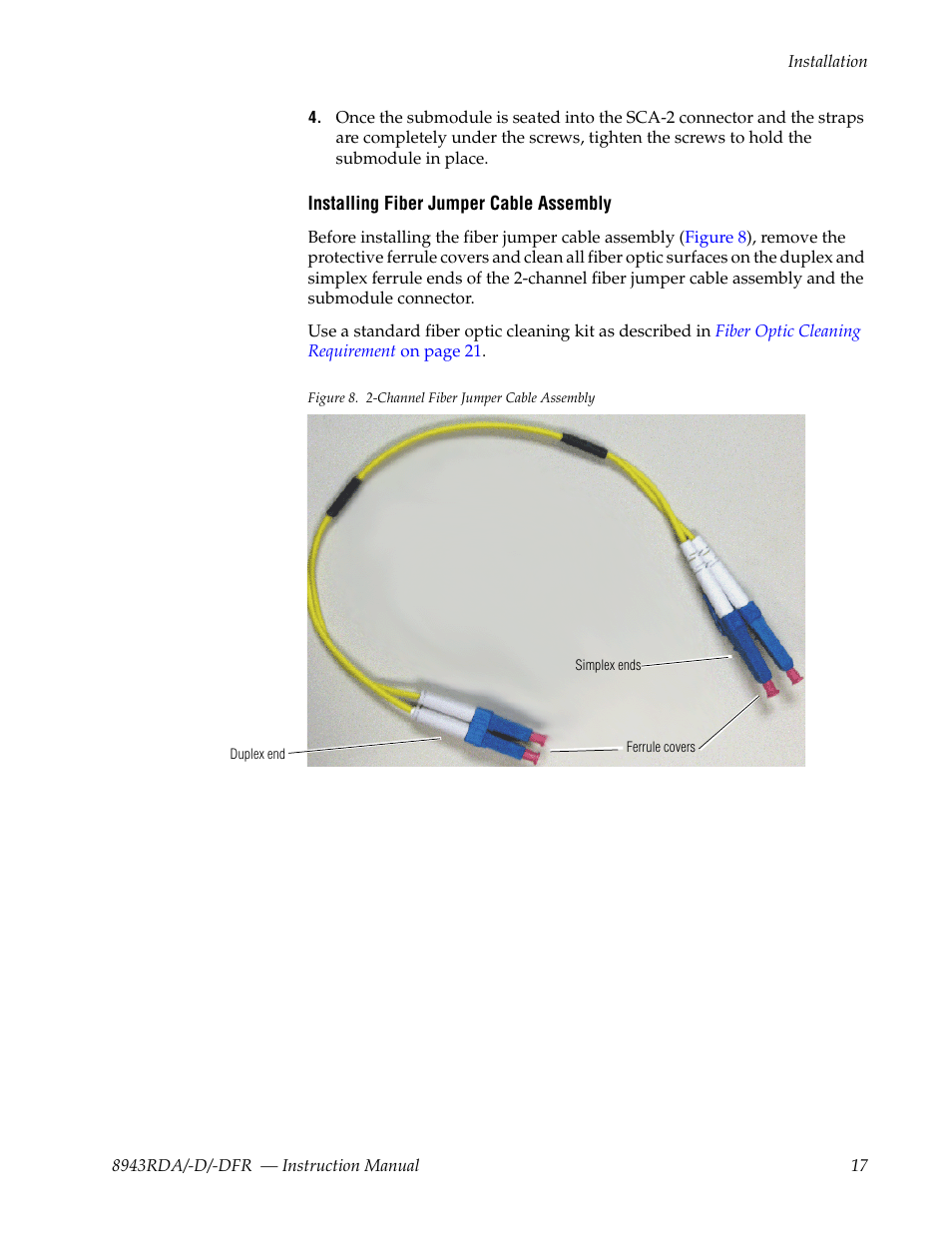Grass Valley 8943RDA User Manual | Page 17 / 96