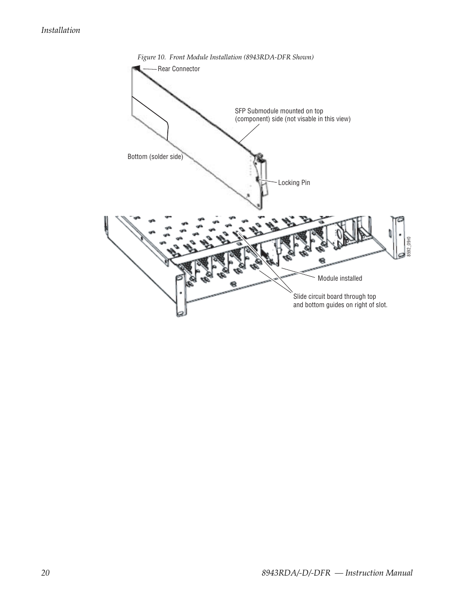 Grass Valley 8943RDA User Manual | Page 20 / 96