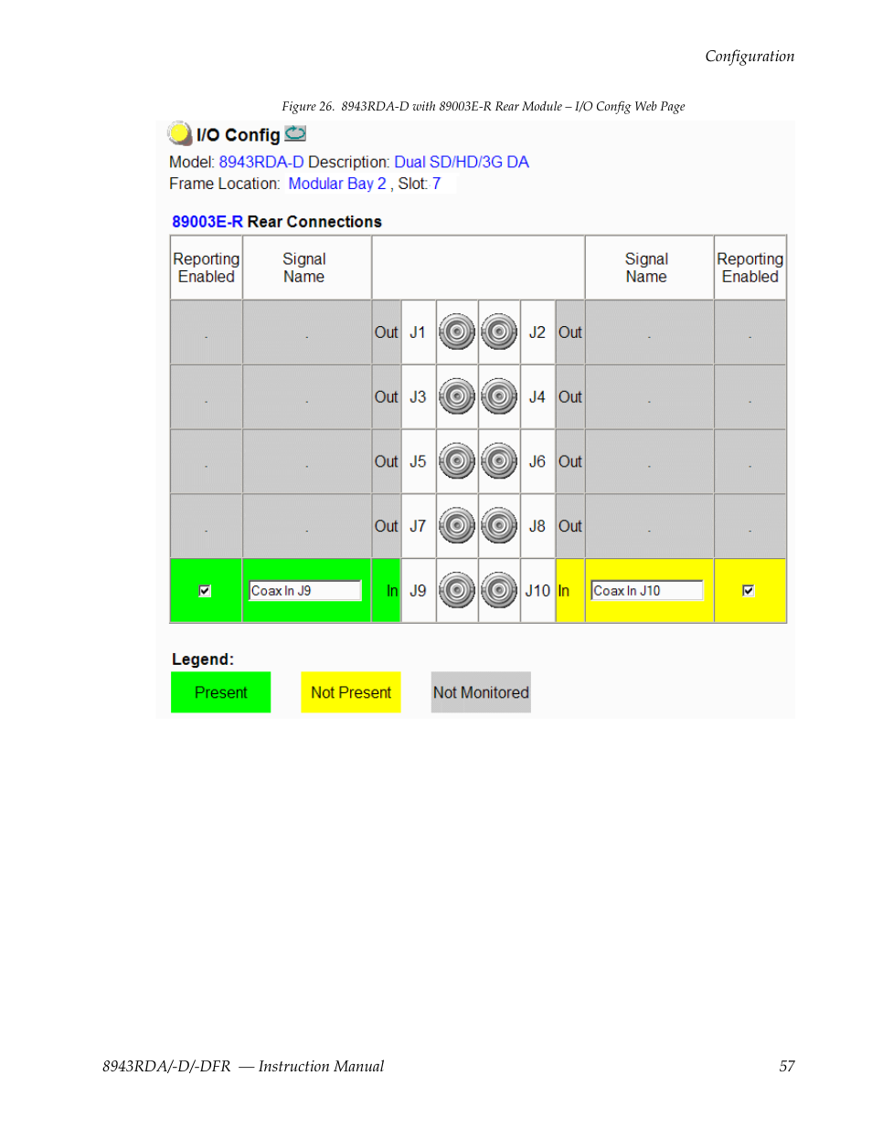 Grass Valley 8943RDA User Manual | Page 57 / 96
