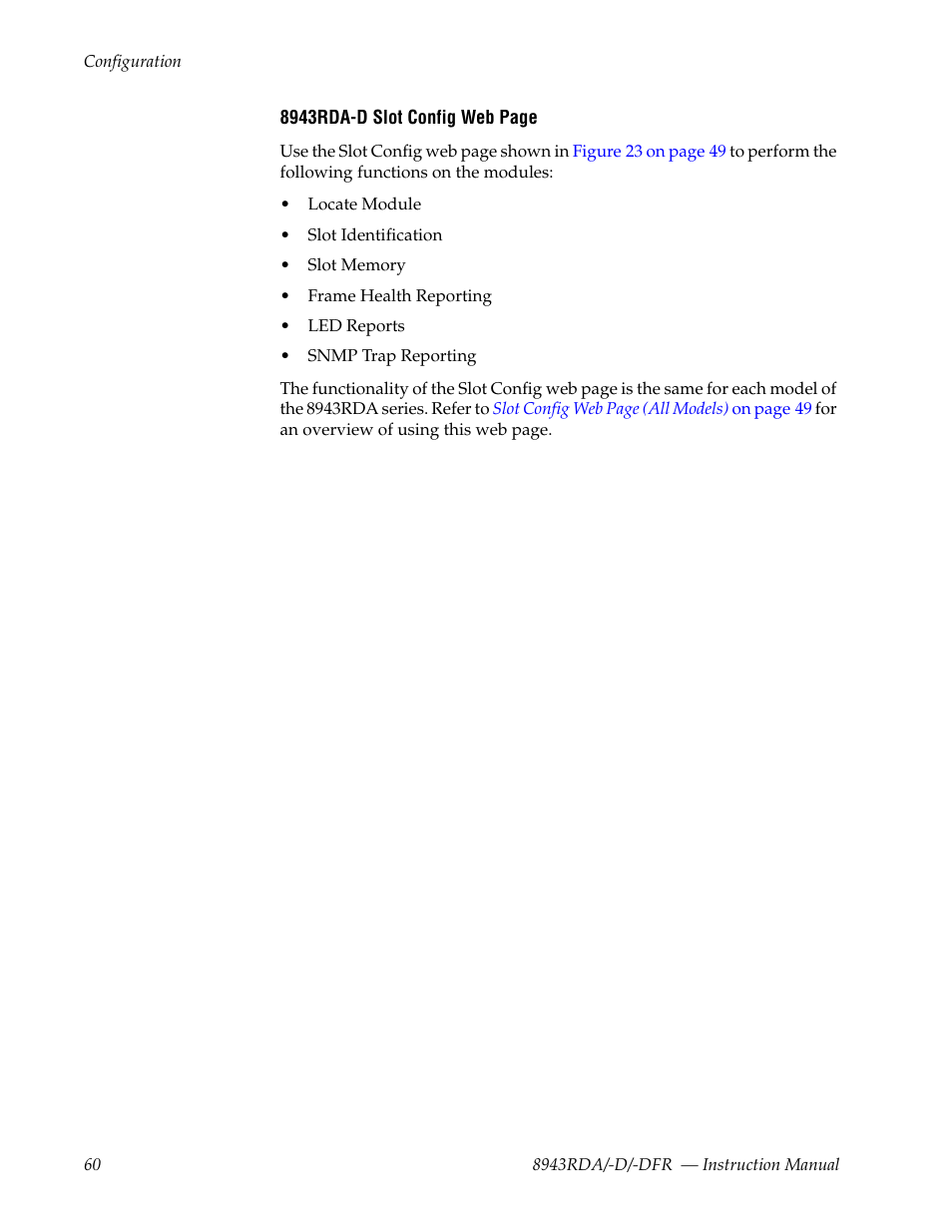 Grass Valley 8943RDA User Manual | Page 60 / 96