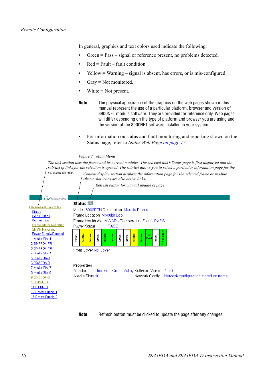 Grass Valley 8945EDA v.1.0.0 User Manual | Page 16 / 30