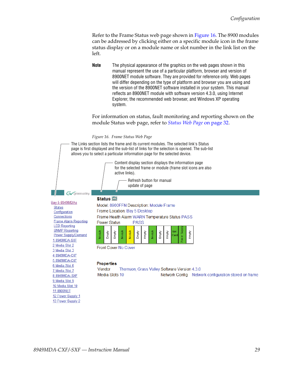 Grass Valley 8949MDA-CXF User Manual | Page 29 / 62