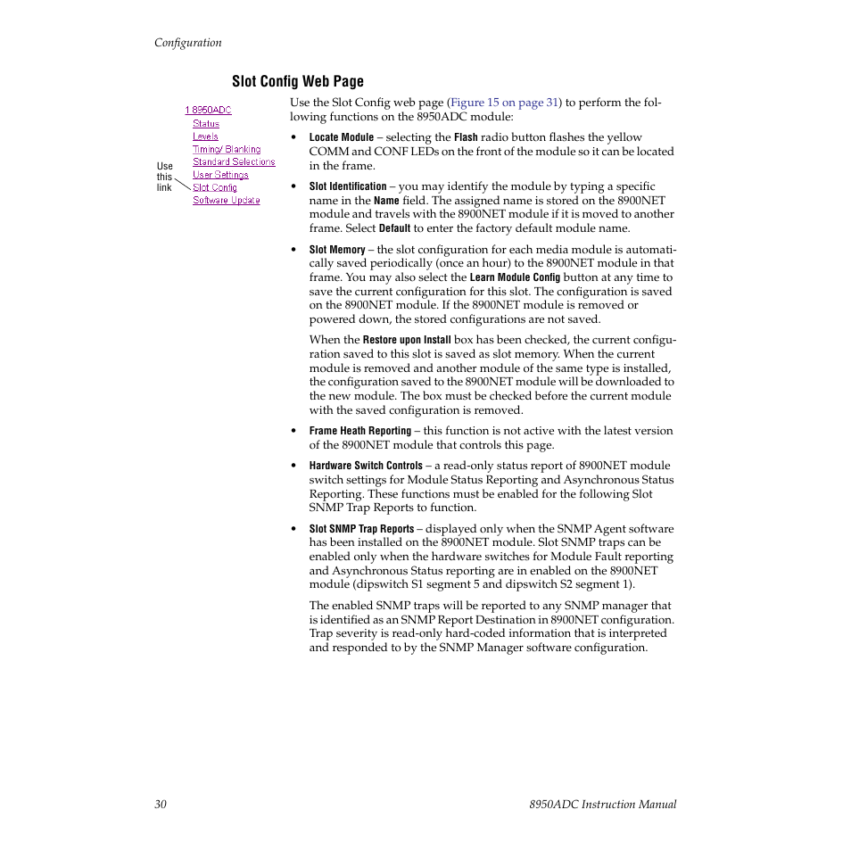 Grass Valley 8950ADC User Manual | Page 30 / 46