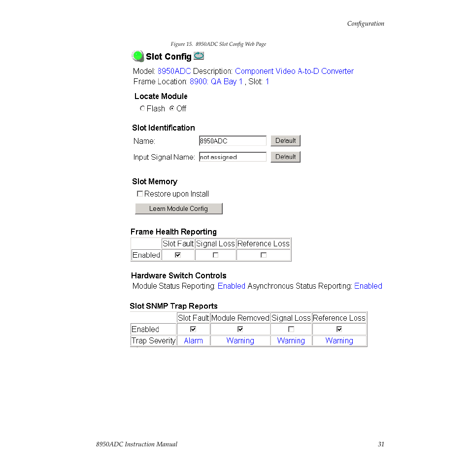Grass Valley 8950ADC User Manual | Page 31 / 46