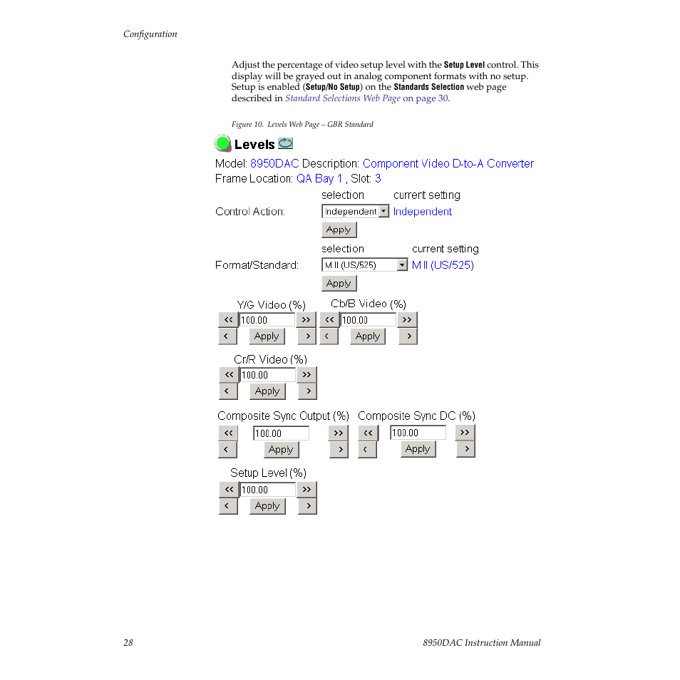 Grass Valley 8950DAC User Manual | Page 28 / 48