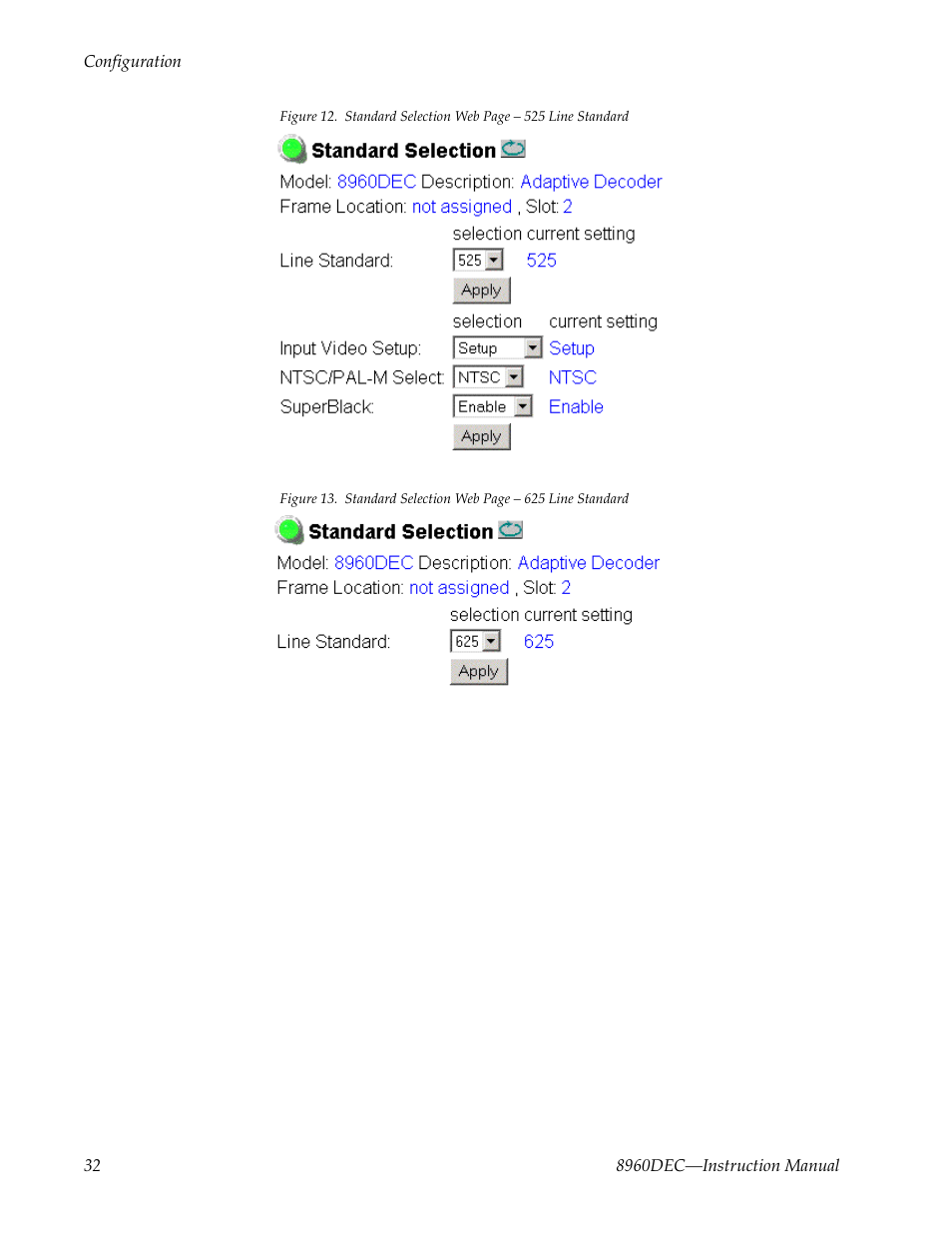 Line | Grass Valley 8960DEC User Manual | Page 32 / 54