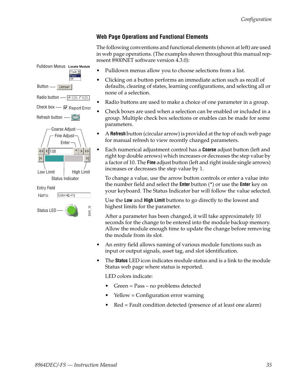 Grass Valley 8964DEC v.1.1.0 User Manual | Page 35 / 72