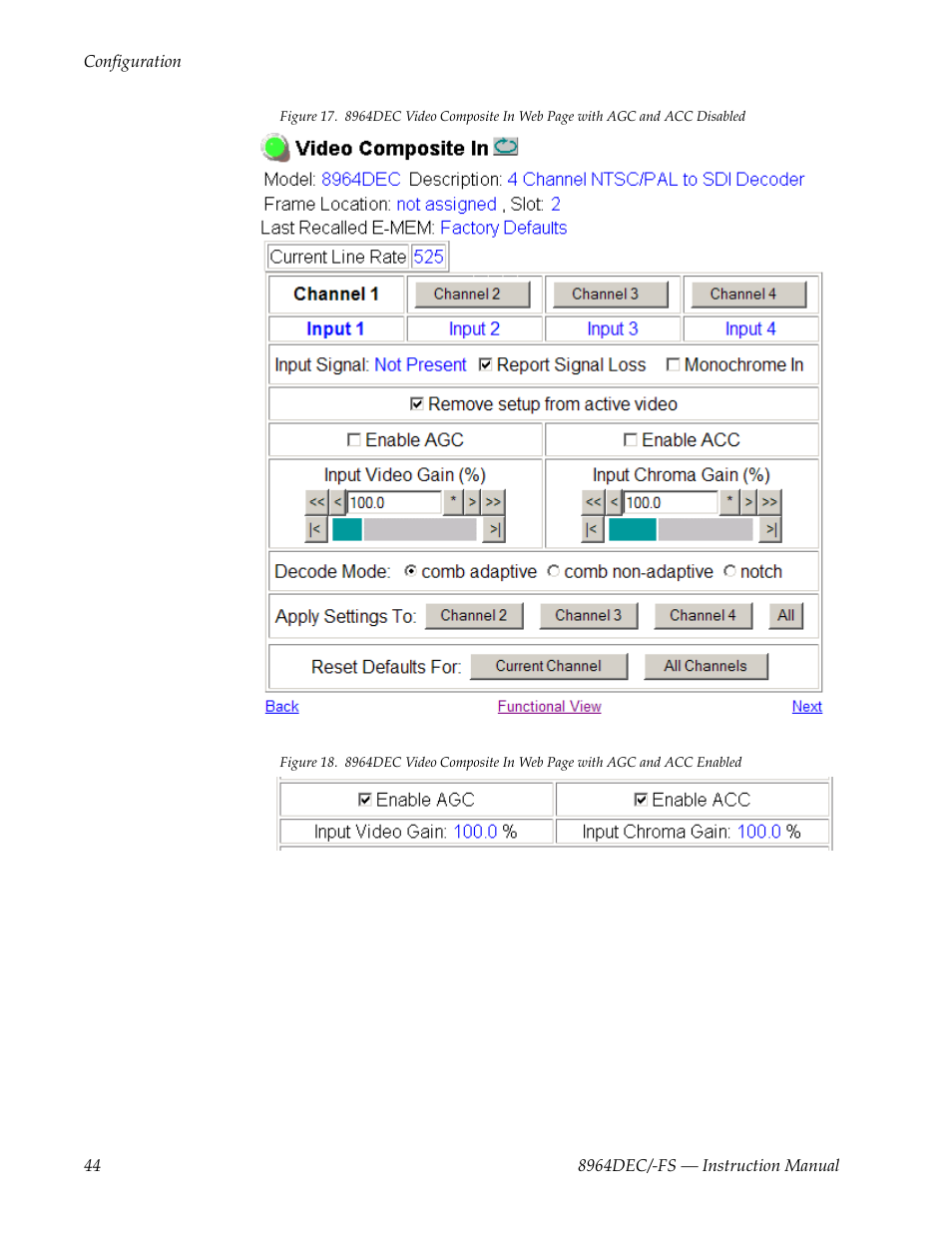 And pr | Grass Valley 8964DEC v.1.1.0 User Manual | Page 44 / 72