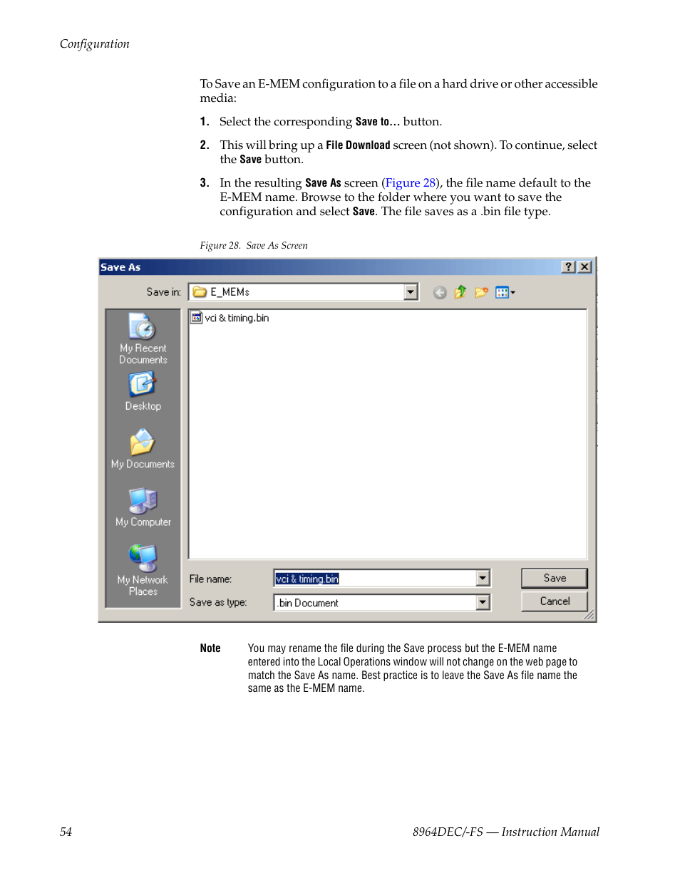 Grass Valley 8964DEC v.1.1.0 User Manual | Page 54 / 72
