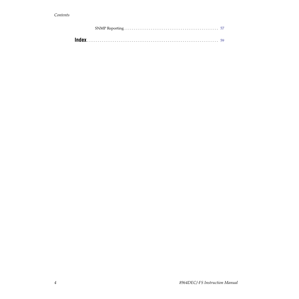 Grass Valley 8964DEC v.1.0.5 User Manual | Page 4 / 66