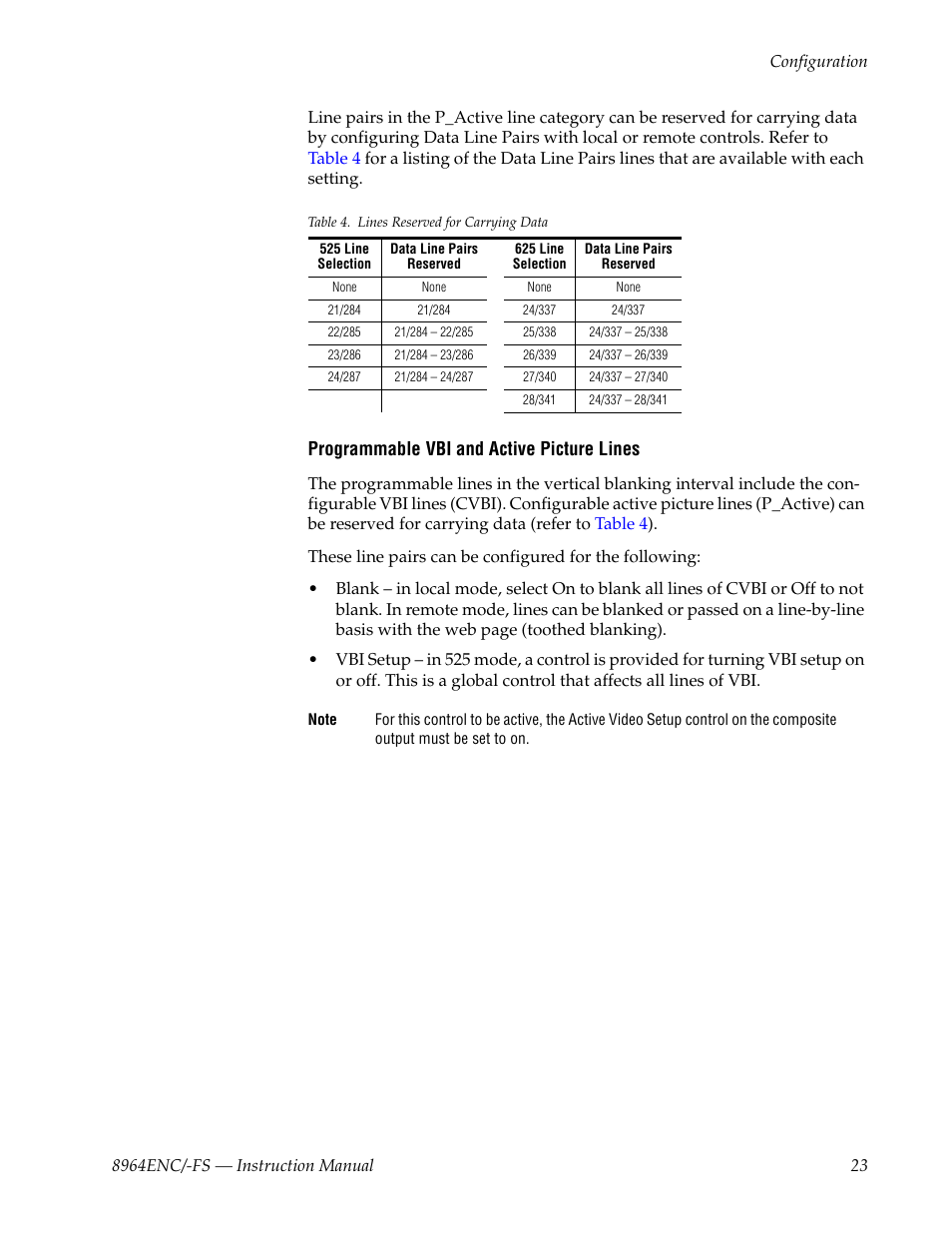 Grass Valley 8964ENC v.1.2.2 User Manual | Page 23 / 74