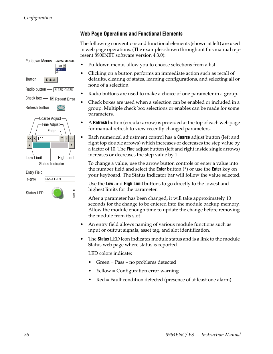 Grass Valley 8964ENC v.1.2.2 User Manual | Page 36 / 74