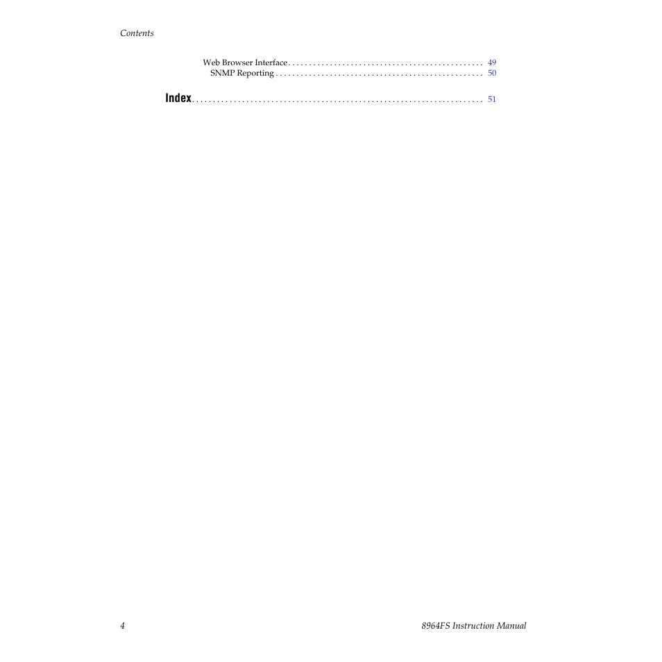 Grass Valley 8964FS User Manual | Page 4 / 54