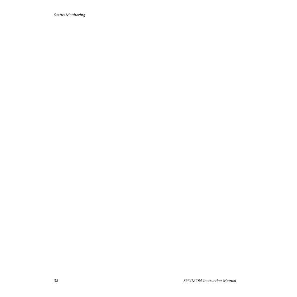 Grass Valley 8964MON User Manual | Page 38 / 42