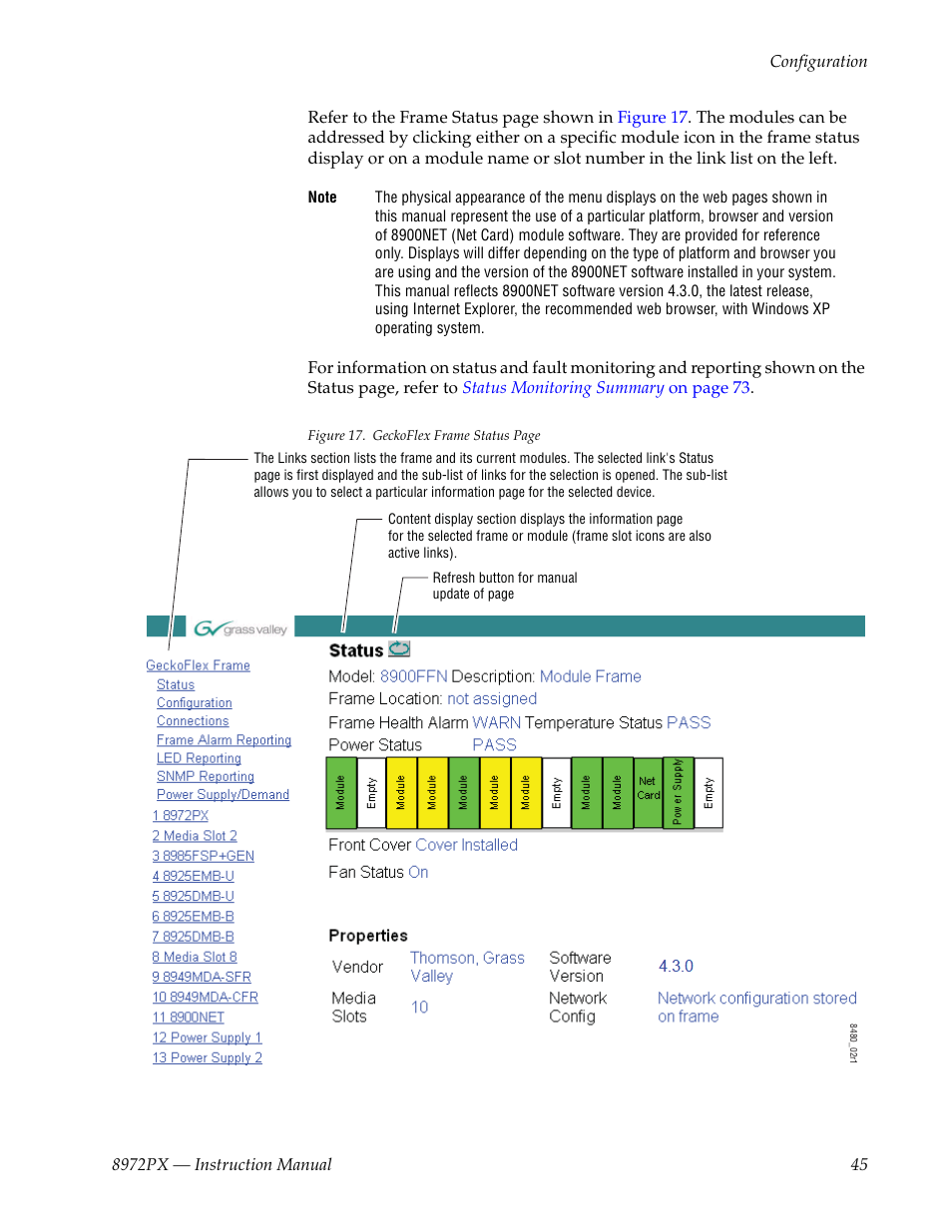 Grass Valley 8972PX User Manual | Page 45 / 90