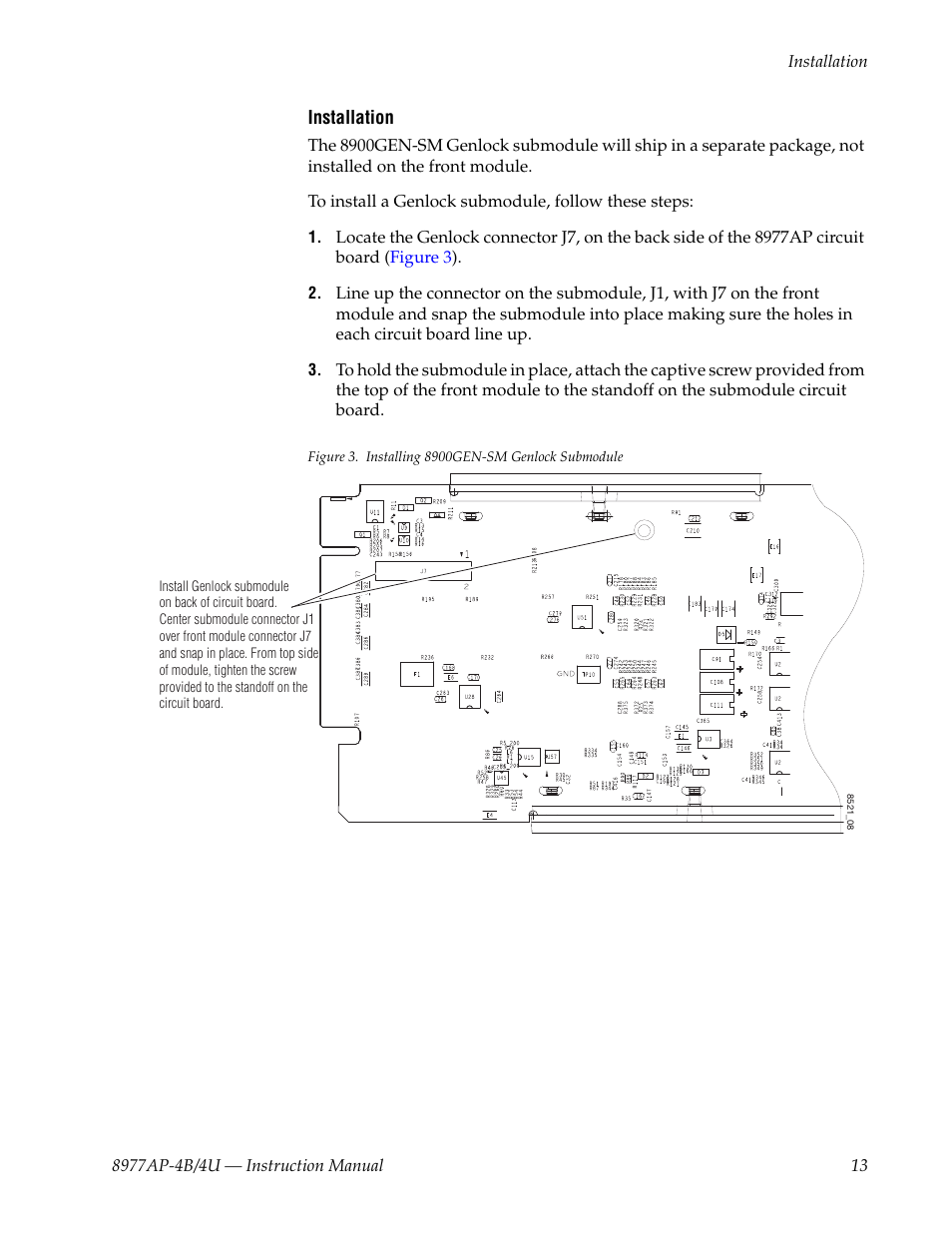 Grass Valley 8977AP-4B User Manual | Page 13 / 68