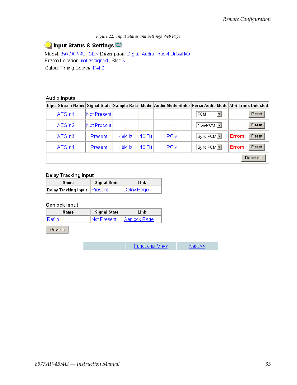 Grass Valley 8977AP-4B User Manual | Page 35 / 68