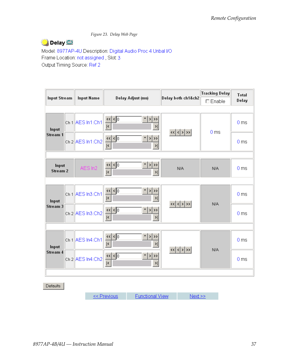 For the, Figure 23 on | Grass Valley 8977AP-4B User Manual | Page 37 / 68