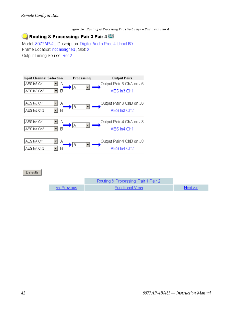 Grass Valley 8977AP-4B User Manual | Page 42 / 68