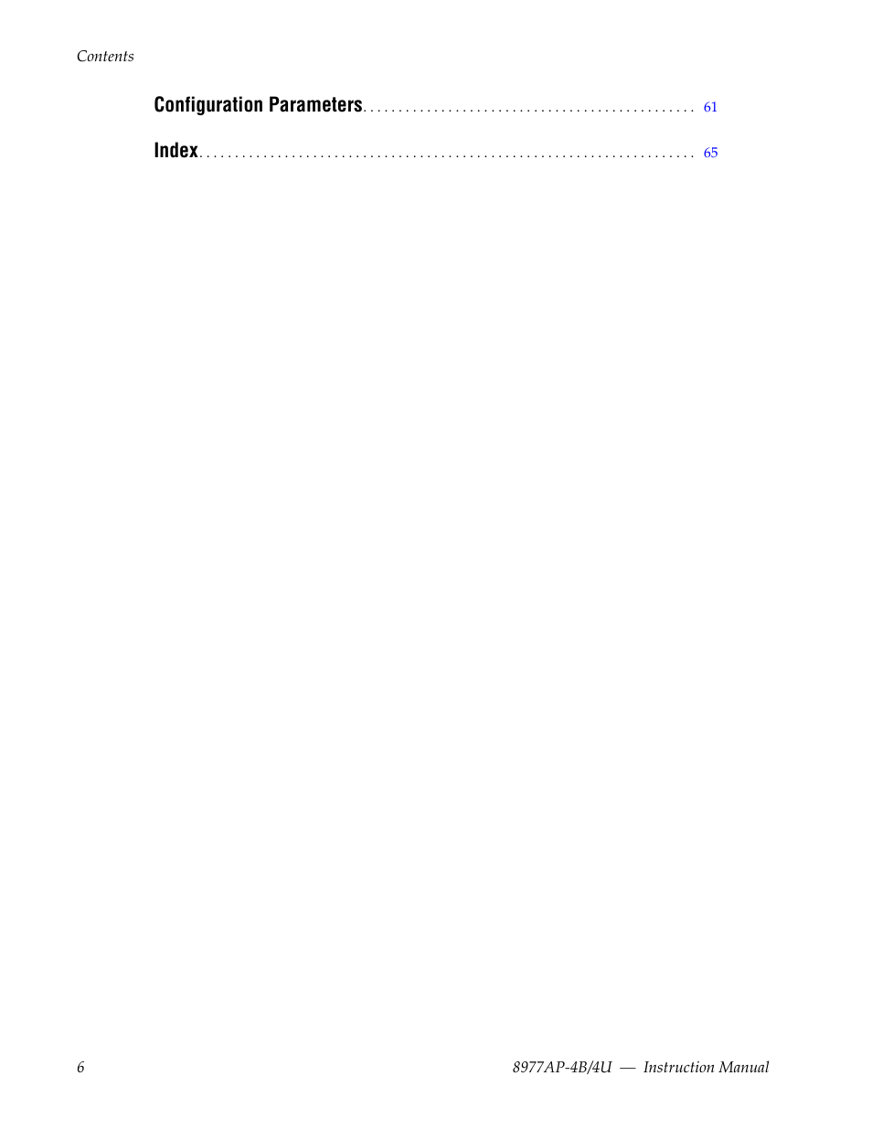 Grass Valley 8977AP-4B User Manual | Page 6 / 68