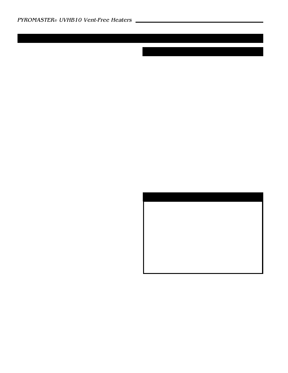 CFM UVHB10 User Manual | Page 2 / 13