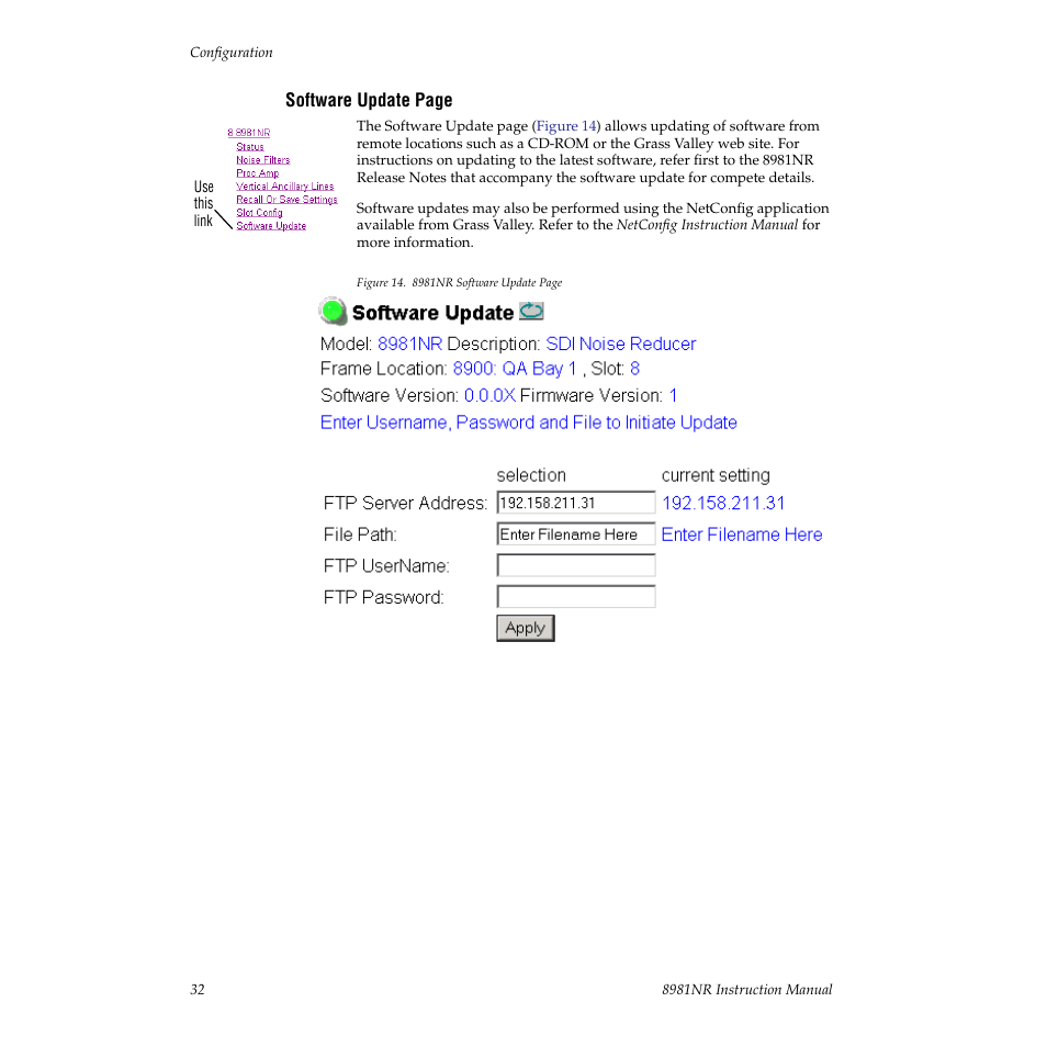 Grass Valley 8981NR User Manual | Page 32 / 44