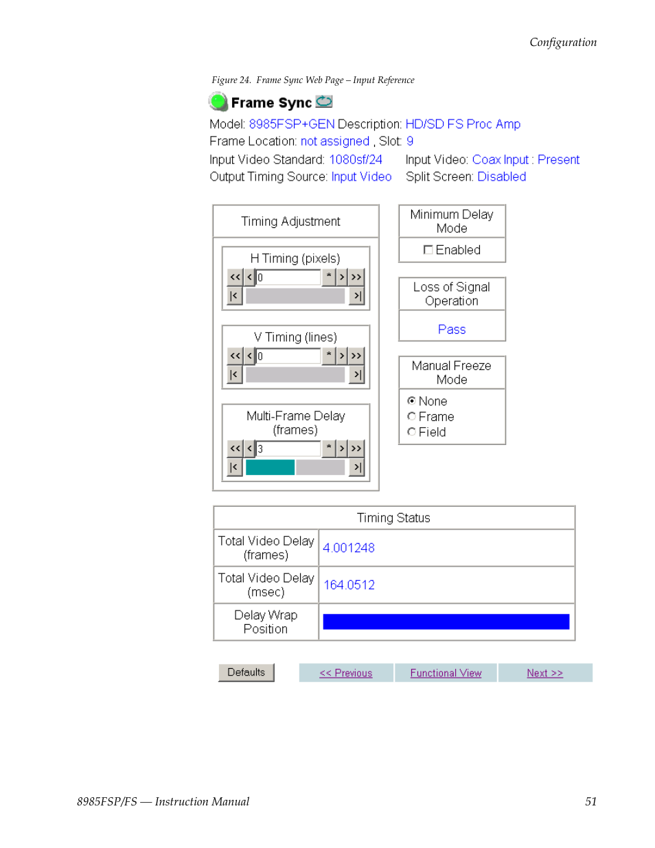 Grass Valley 8985FS v.1.3.2 User Manual | Page 51 / 82