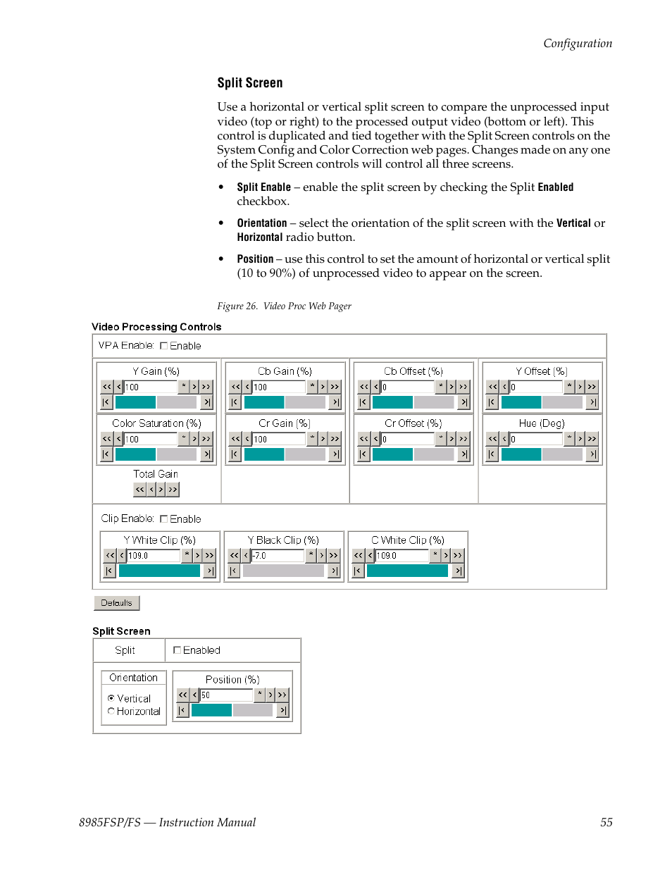 Grass Valley 8985FS v.1.3.2 User Manual | Page 55 / 82