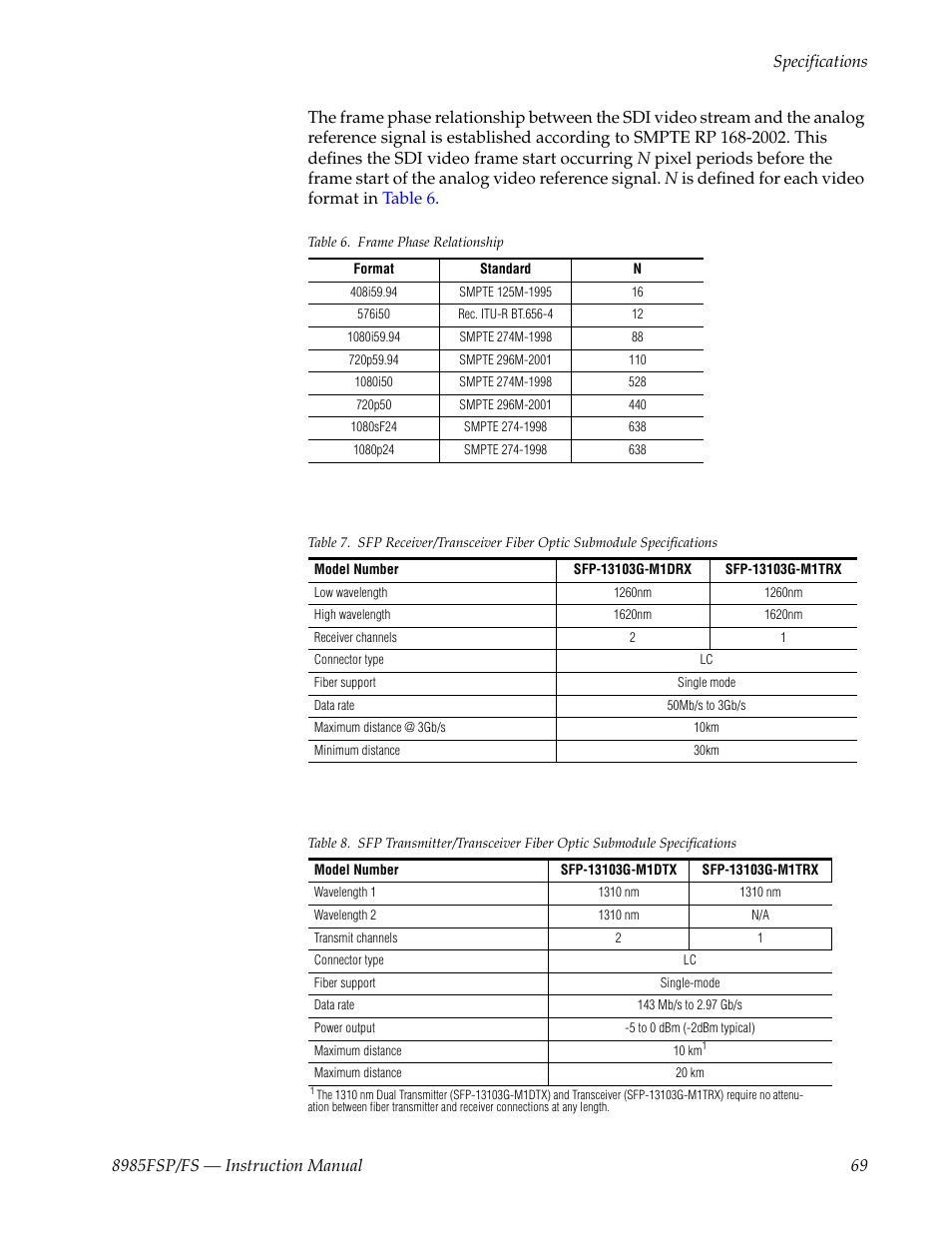 Grass Valley 8985FS v.1.3.2 User Manual | Page 69 / 82