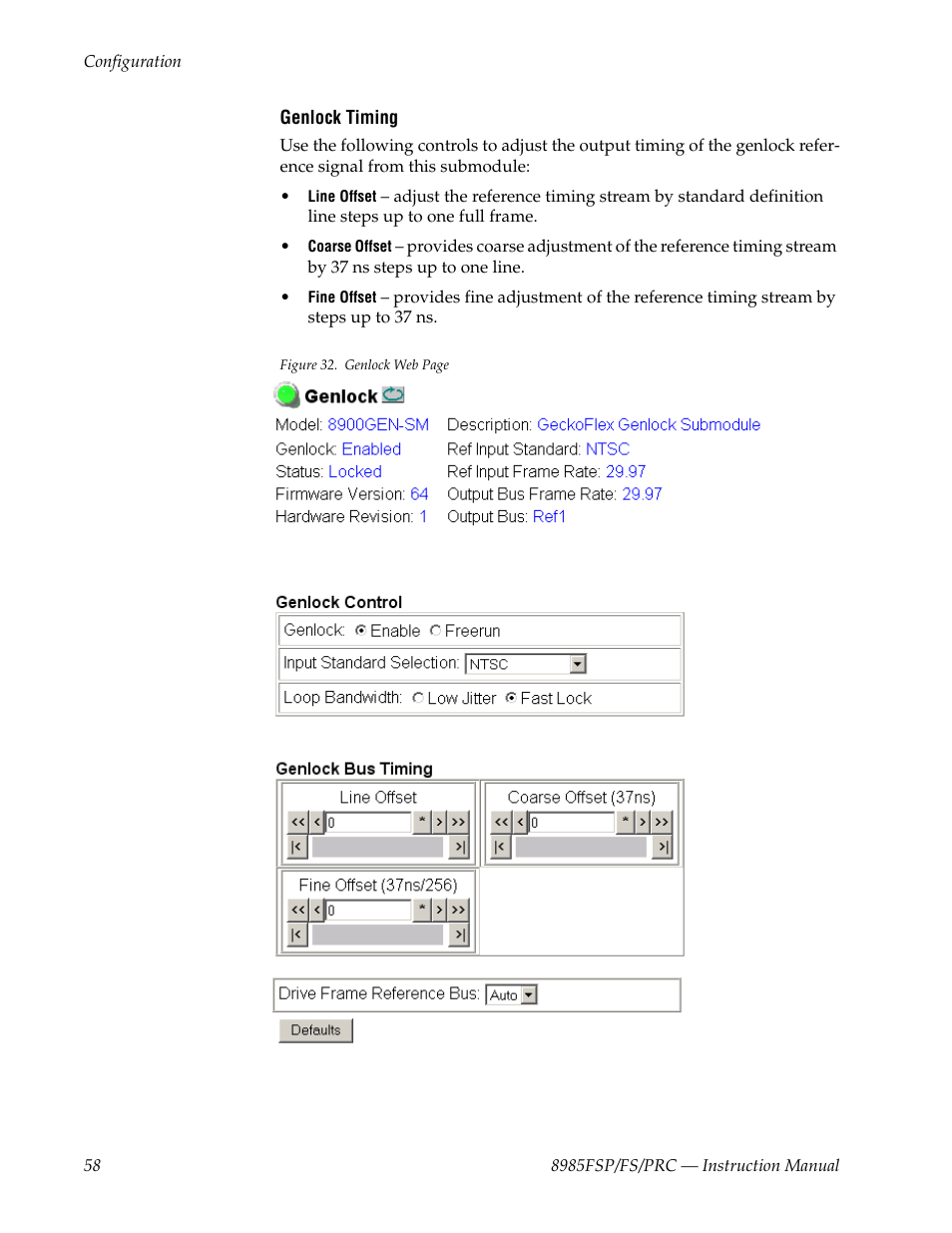 Grass Valley 8985FS v.1.2.0 User Manual | Page 58 / 84