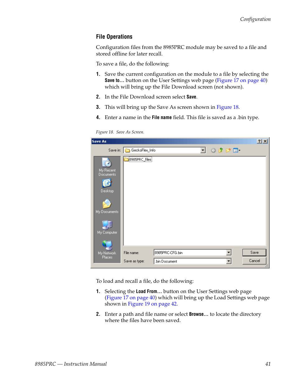 Grass Valley 8985PRC v.1.1.0 User Manual | Page 41 / 60