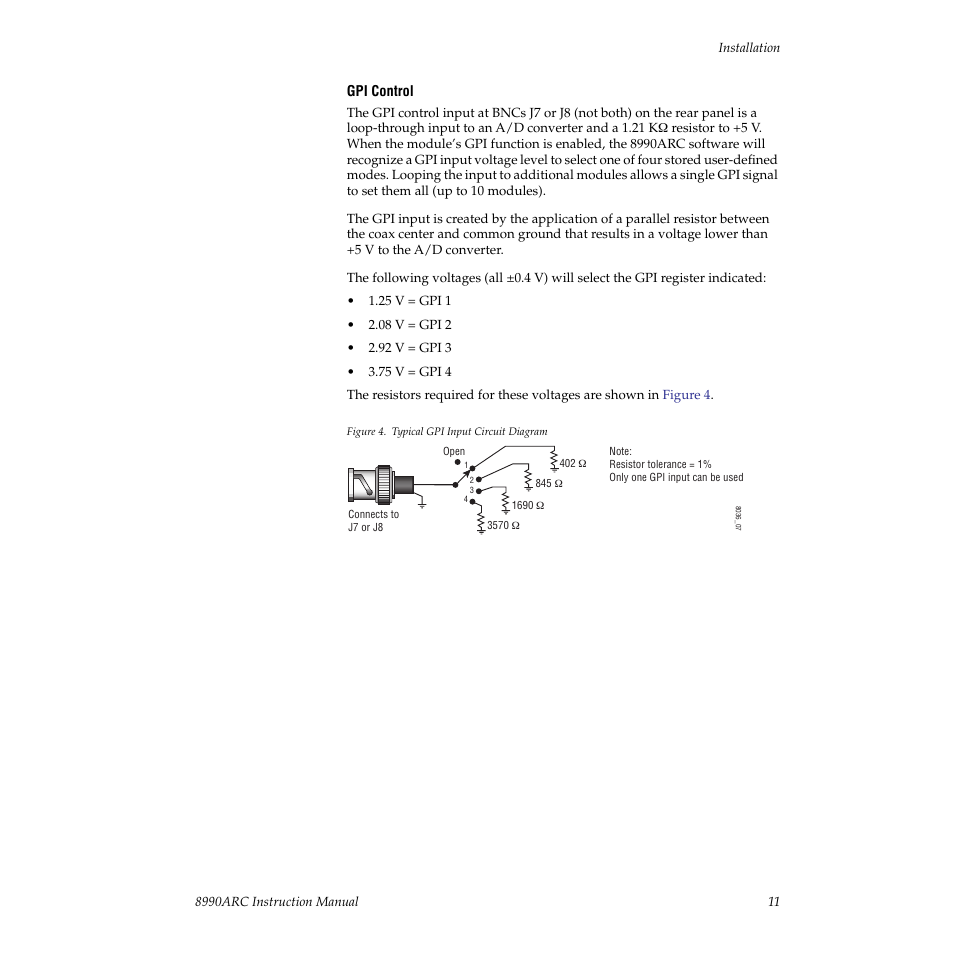 Grass Valley 8990ARC v.3.0 User Manual | Page 11 / 56
