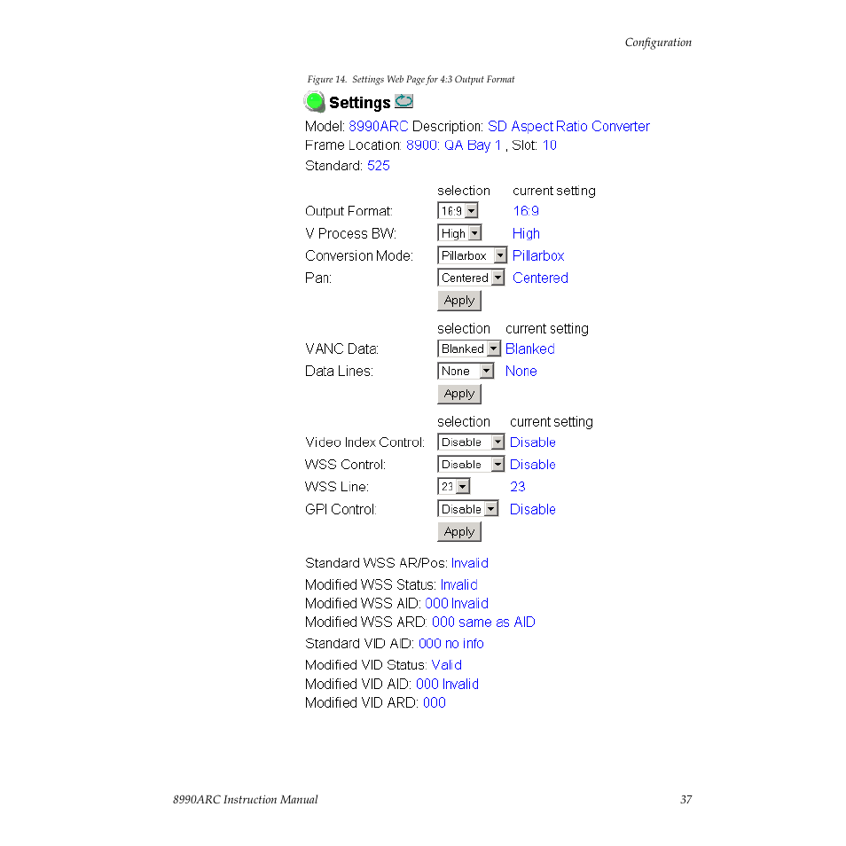 Grass Valley 8990ARC v.3.0 User Manual | Page 37 / 56
