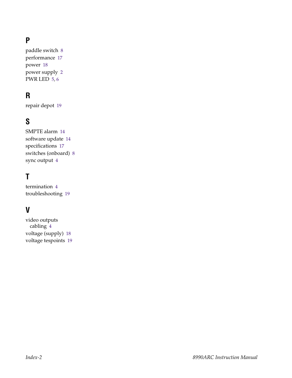Grass Valley 8990ARC v.1.0 User Manual | Page 30 / 34