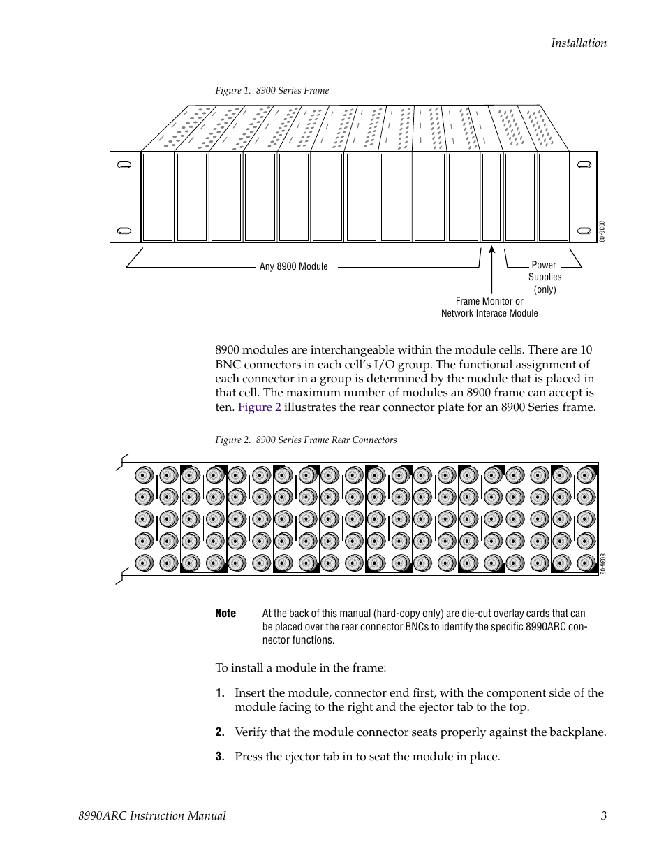 Figure 1 | Grass Valley 8990ARC v.1.0 User Manual | Page 9 / 34