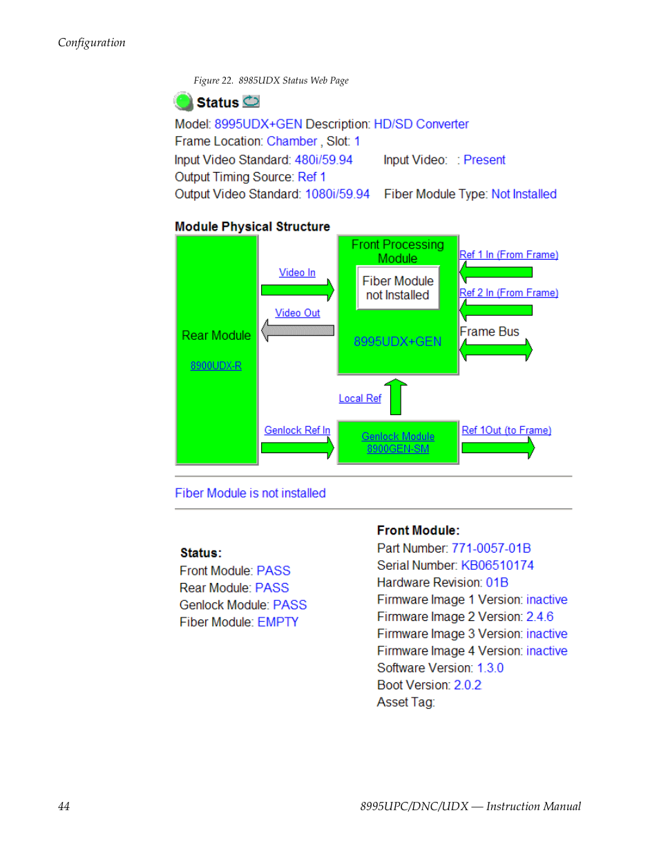 Grass Valley 8995DNC v.1.3.0 User Manual | Page 44 / 140
