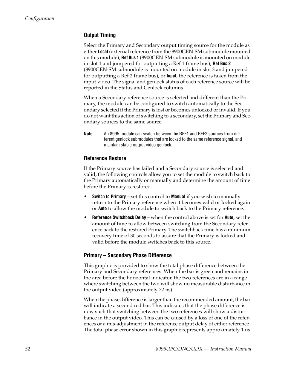 Grass Valley 8995DNC v.1.3.0 User Manual | Page 52 / 140